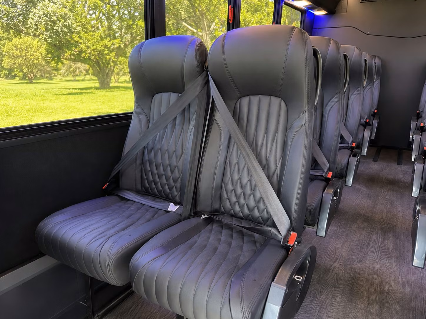 20 passenger minibus interior
