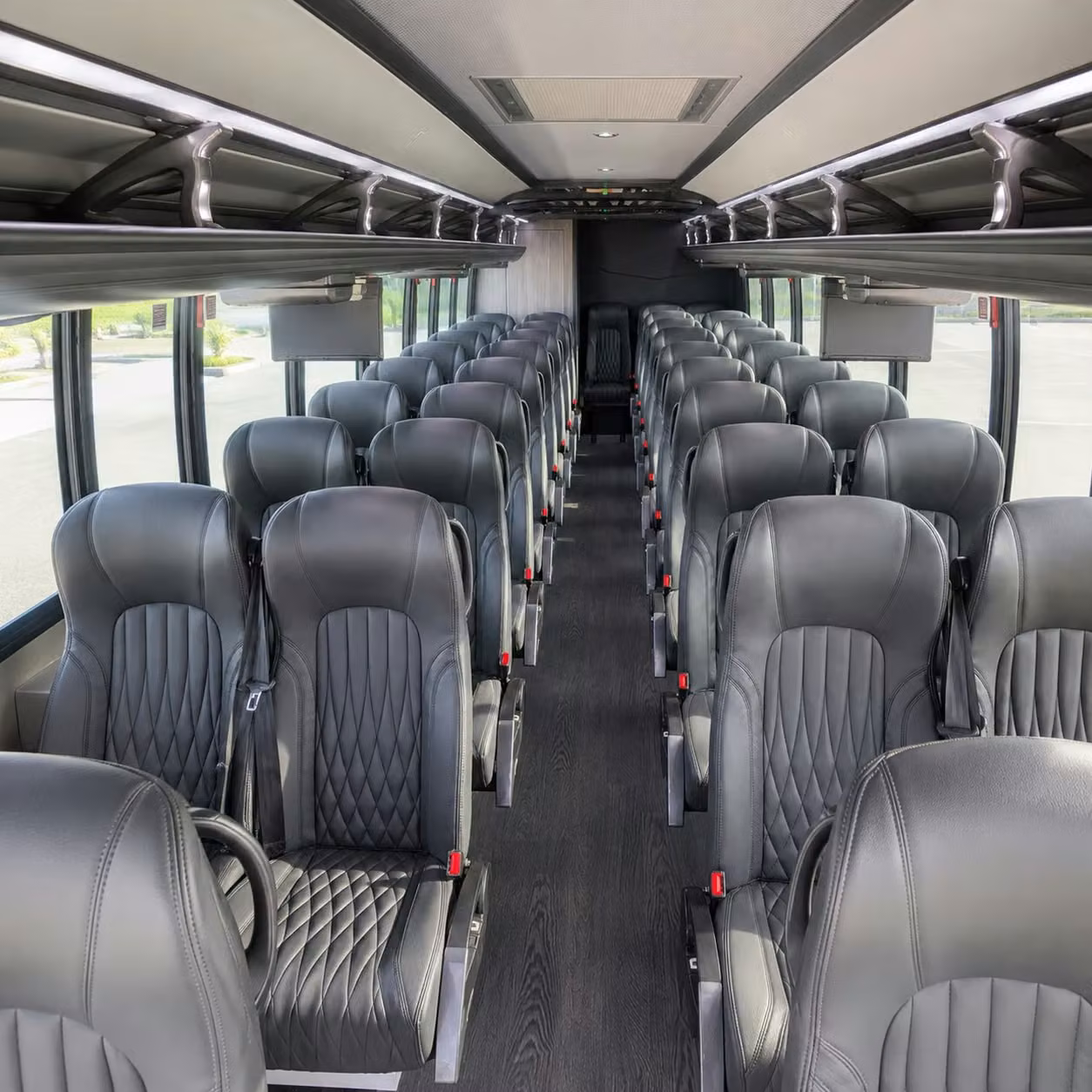 28 passenger minibus interior