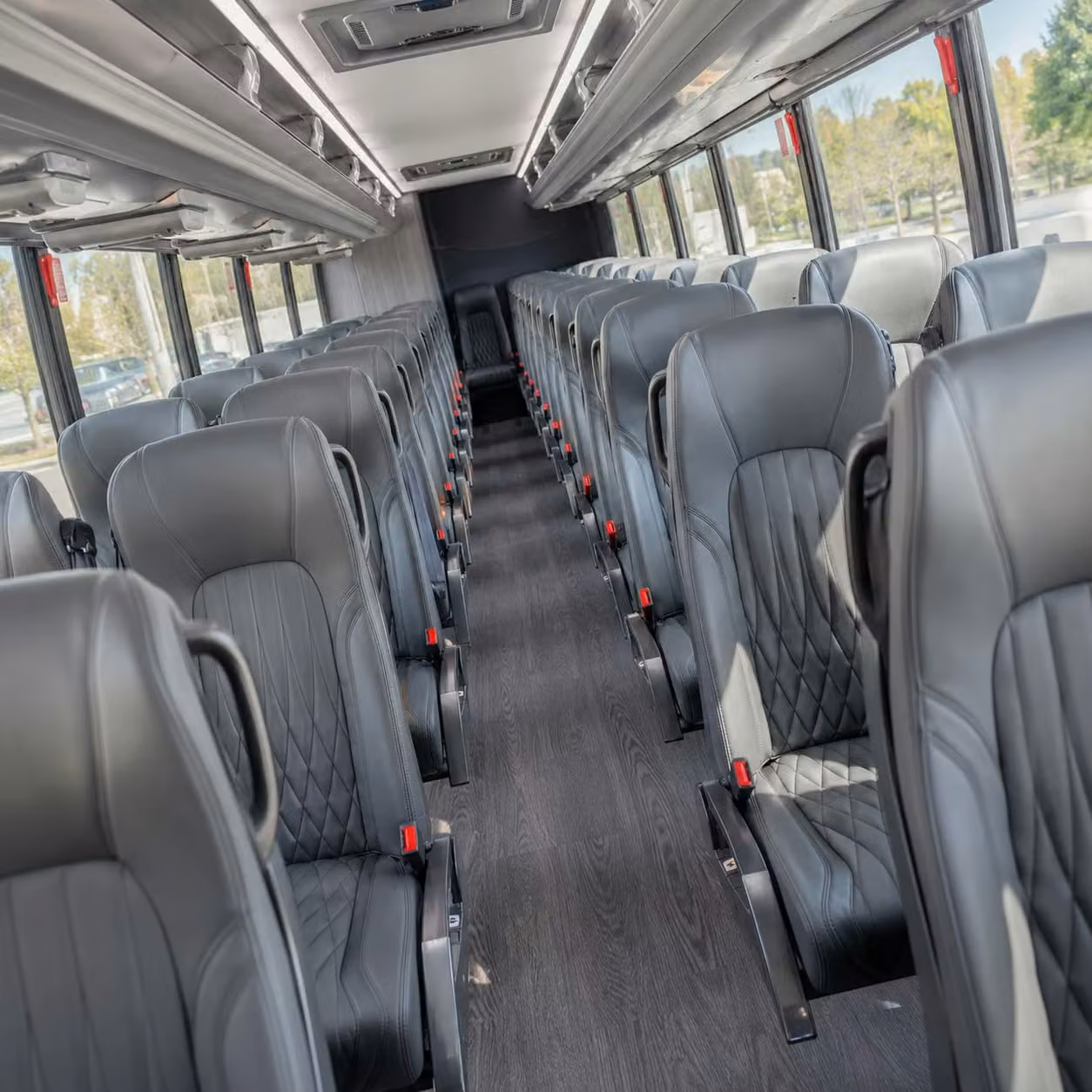 30 passenger minibus interior