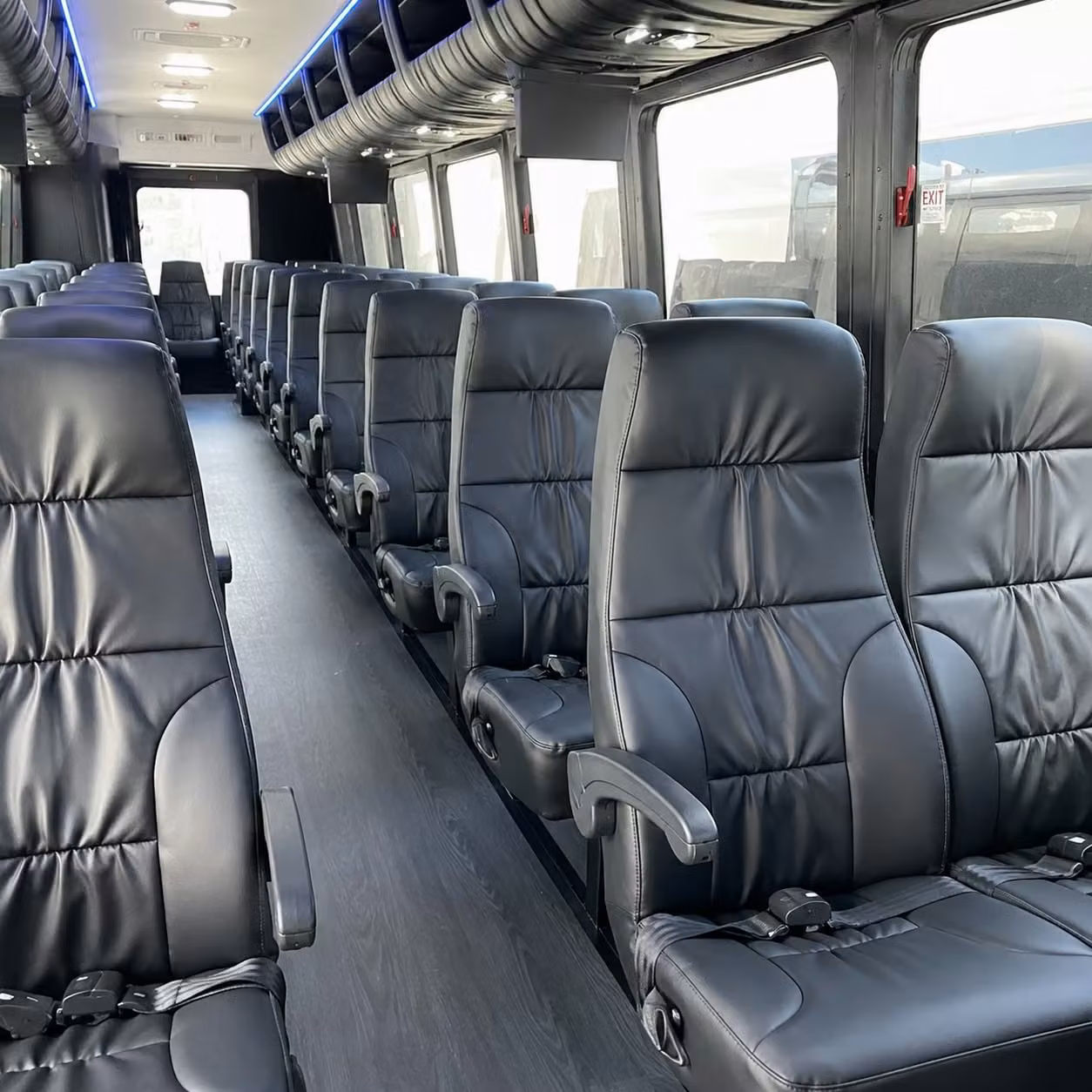 35 passenger minibus interior